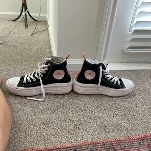 Converse Black and White High-Top Sneakers